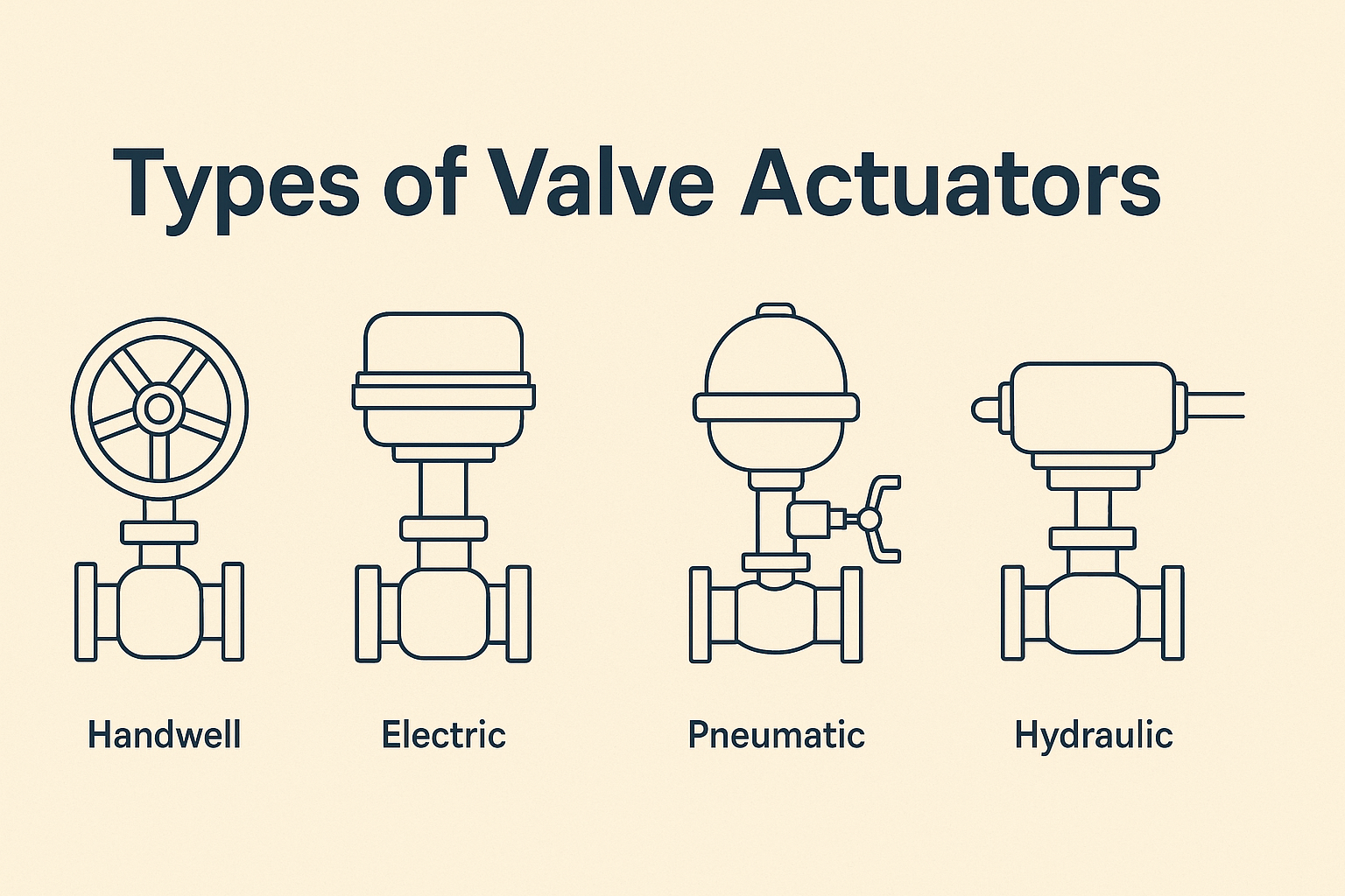 types of valve actuators