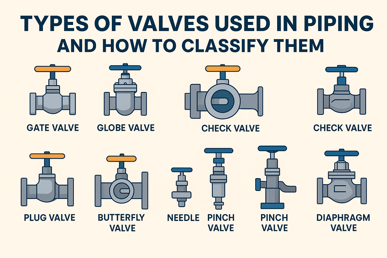 type of valves