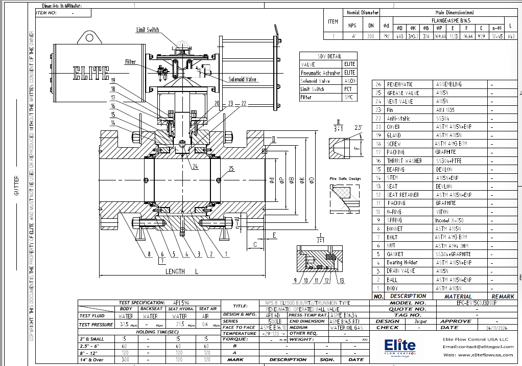 Reference GA drawing for technical configuration and dimensional review.